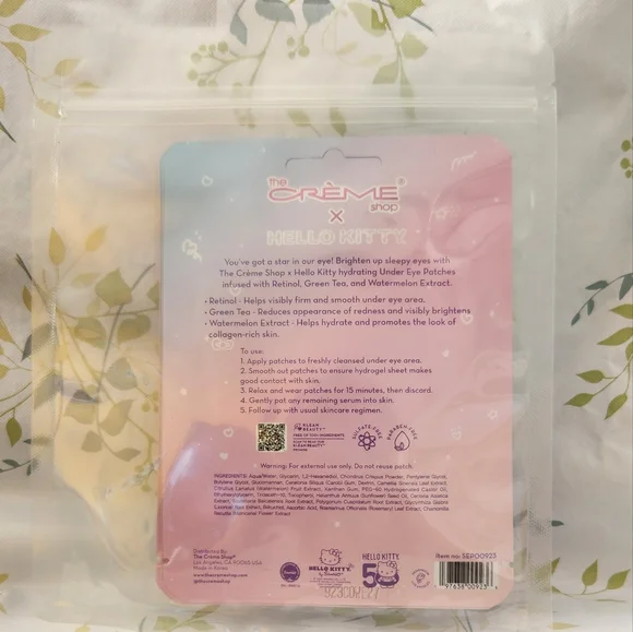 The Creme Shop X Hellp Kitty 50th Annversary Limited Edition Eye Mask, Face Mask - Picture 4 of 6